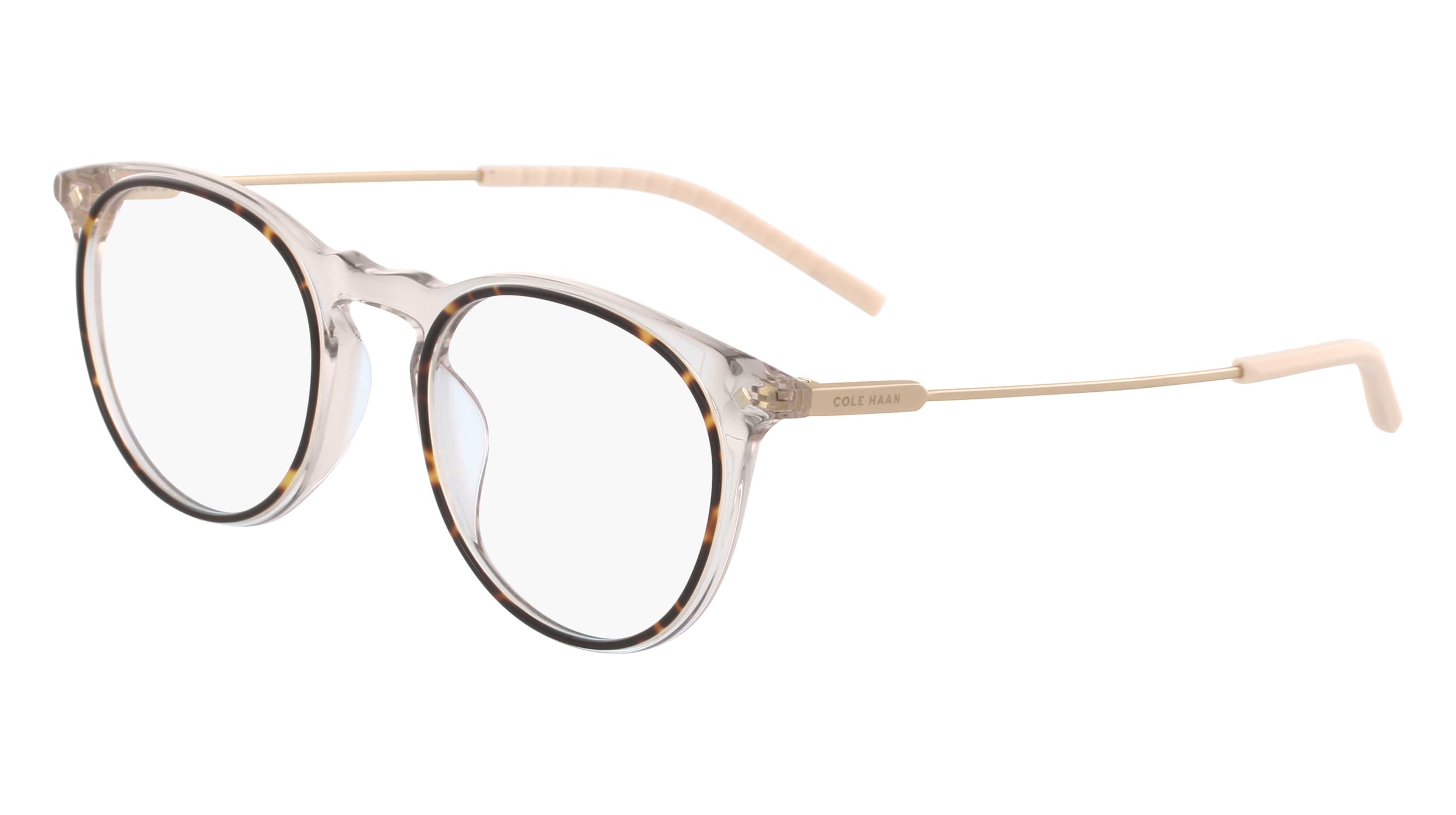 Cole Haan CH5028 Eyeglasses 237 Taupe Crystal 50mm