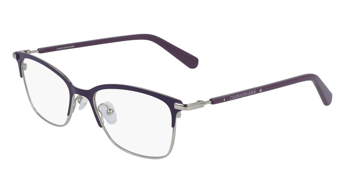 Calvin Klein Jeans CKJ19312 Eyeglasses 502 Satin Purple 50mm