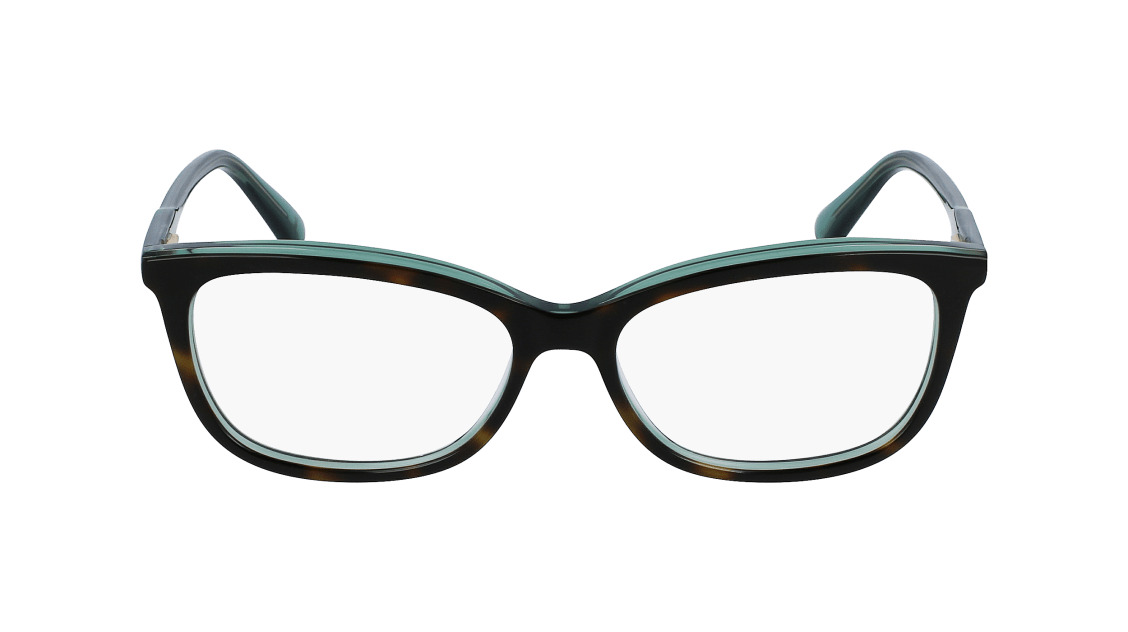 Longchamp LO2718 Eyeglasses 215 Havana/Green 54mm