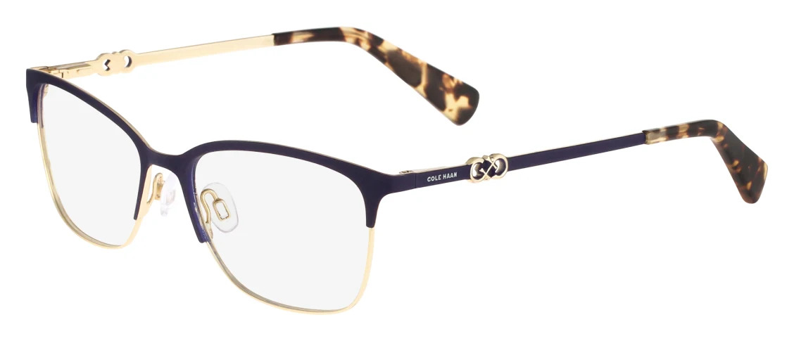 Cole Haan CH5009 Eyeglasses 414 Navy 51mm