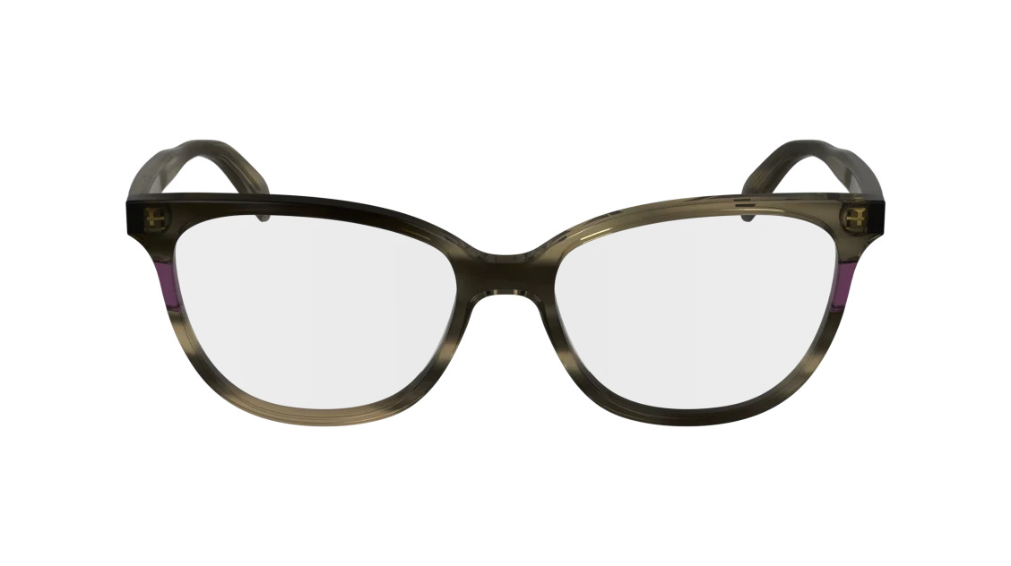 Longchamp LO2739 Eyeglasses 211 Striped Brown 49mm