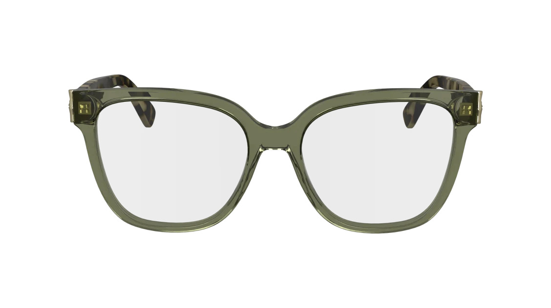 Longchamp LO2745 Eyeglasses 311 Transparent Olive/Havana 54mm