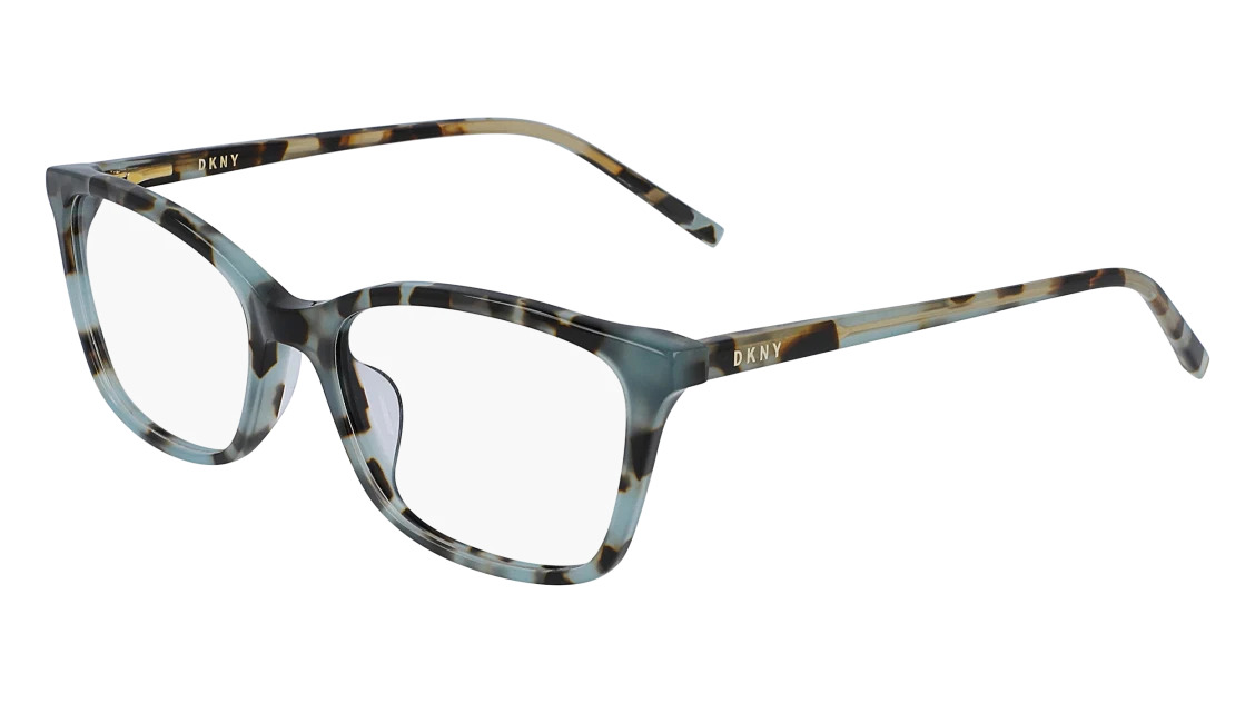 Dkny DK5013 Eyeglasses 320 Teal Tortoise 52mm