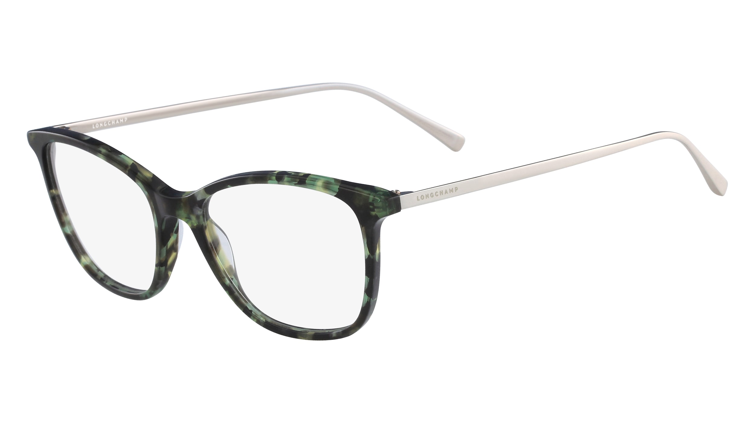 Longchamp LO2606 Eyeglasses 215 Havana/Green 51mm