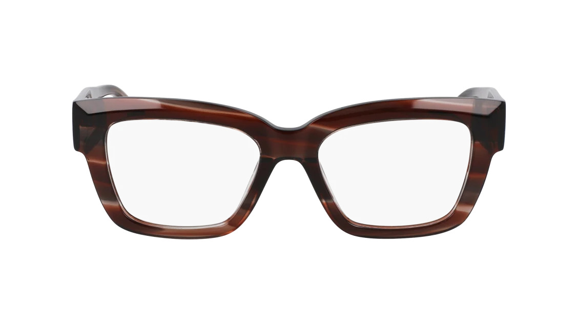 Donna Karan DO5014 Eyeglasses 228 Cherrywood Horn 53mm