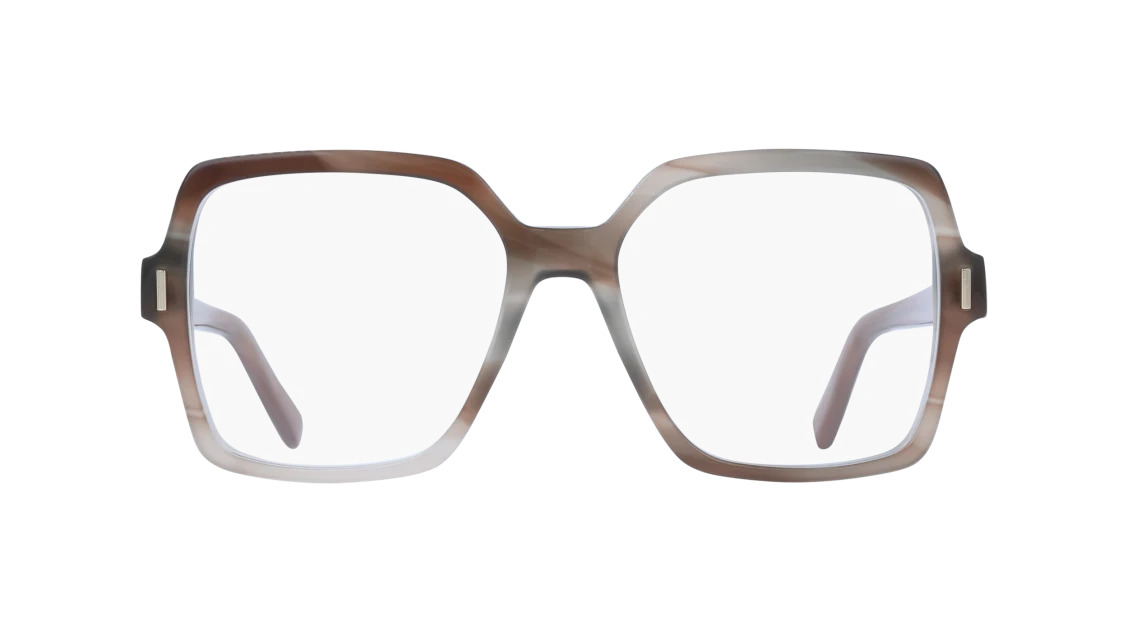 Ferragamo SF3031 Eyeglasses 013 Striped Taupe Nude 56mm