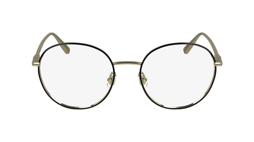 Longchamp LO2160 Eyeglasses 728 Gold/Black 50mm