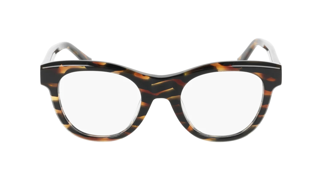 Donna Karan DO5018 Eyeglasses 233 Brown Horn 49mm