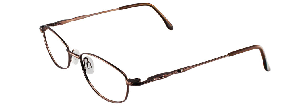 COOLCLIP CC820 Eyeglasses 010 Shiny Light Copper Brown 51mm