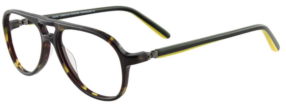 TAKUMI TK903 Eyeglasses 060 Tortoise Green 55mm