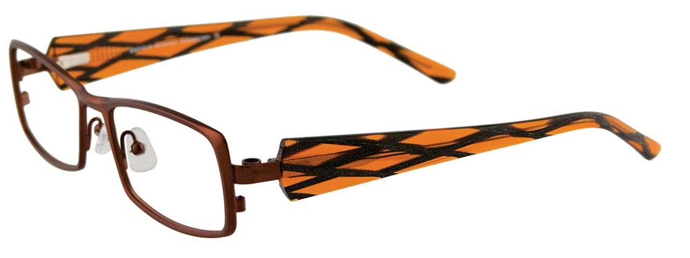 EASYCLIP EC236 Eyeglasses 010 Satin Brown 51mm