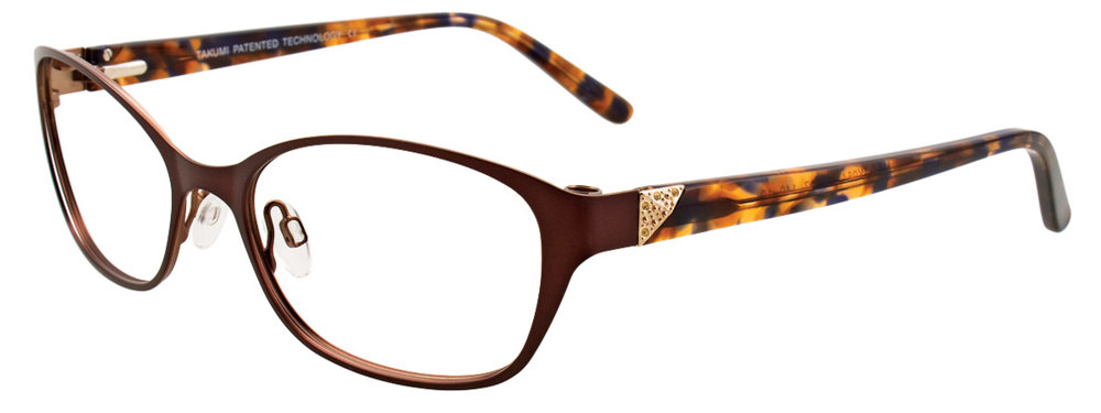 TAKUMI TK954 Eyeglasses 010-Satin-Dark-Brown 55mm