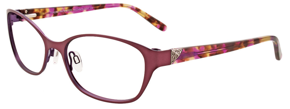 TAKUMI TK954 Eyeglasses 030-Satin-Pinkish-Red 55mm