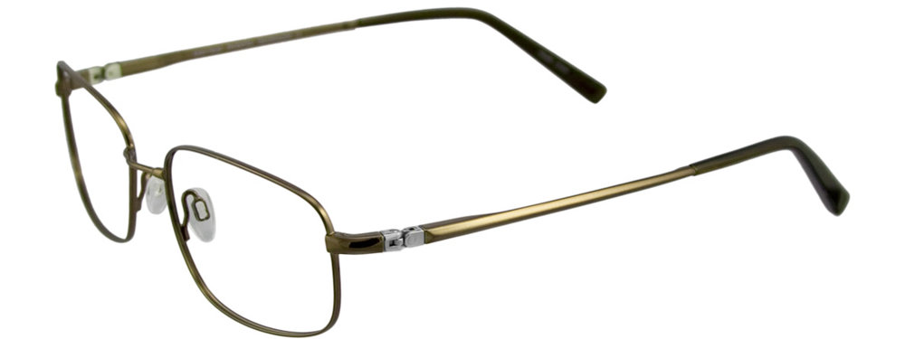 EASYTWIST ET889 Eyeglasses 060 Shiny Dark Brownish Green 58mm