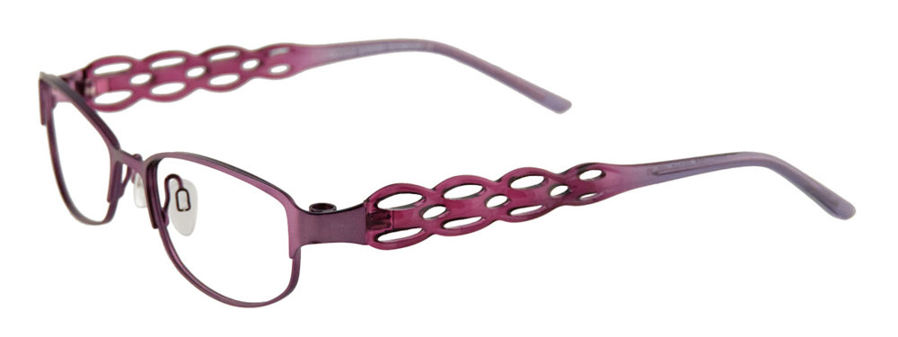 EASYCLIP EC227 Eyeglasses 080 Satin Plum 52mm