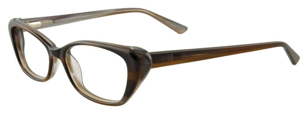 TAKUMI TK921 Eyeglasses 010 Marbled Brown & Grey 49mm