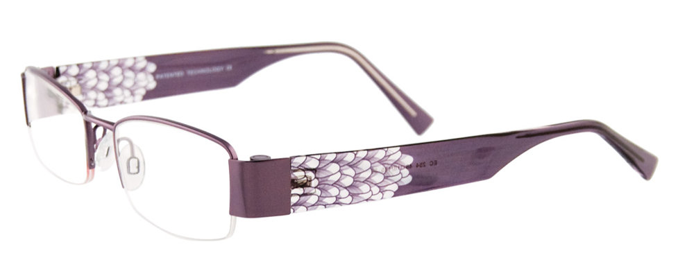 EASYCLIP EC254 Eyeglasses 080 Satin Lilac 48mm
