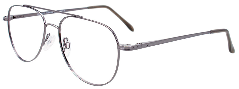 COOLCLIP CC827 Eyeglasses 020 Shiny Silver 53mm