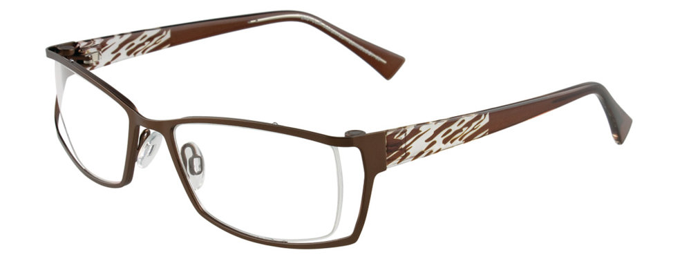EASYCLIP EC289 Eyeglasses 010 Satin Chocolate 52mm