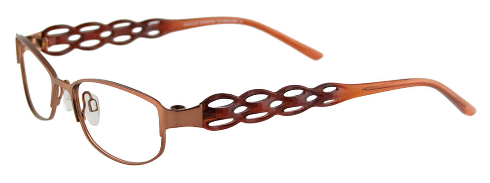 EASYCLIP EC227 Eyeglasses 010 Satin Brown 52mm