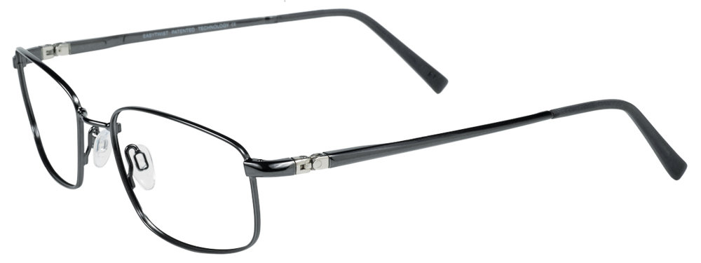EASYTWIST ET840 Eyeglasses 020 Shiny Very Dark Grey 54mm