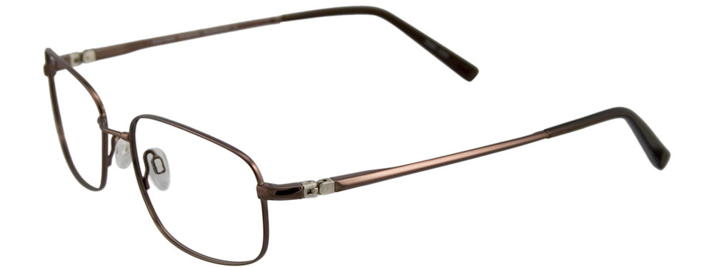 EASYTWIST ET889 Eyeglasses 010 Shiny Dark Copper Brown 58mm