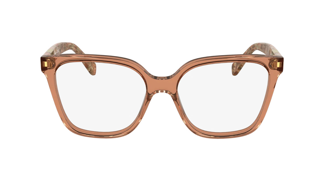 Longchamp LO2765 Eyeglasses 842 Transparent Orange 55mm