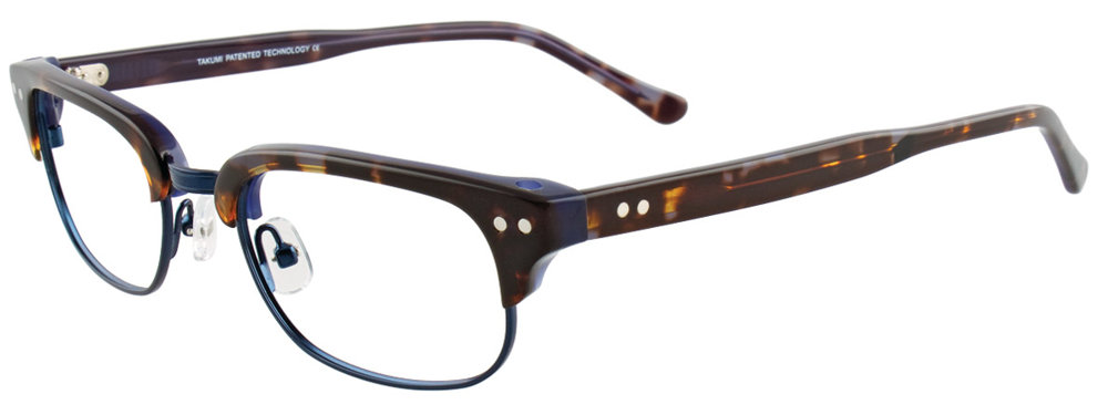 TAKUMI TK922 Eyeglasses 010 Tortoise & Navy 51mm