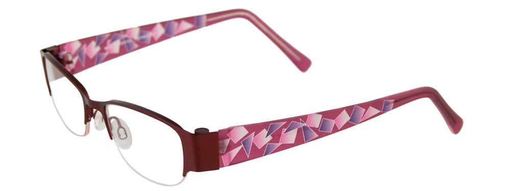 MDX MAGNETIC S3254 Eyeglasses 030 Satin Dark Pinkish Red 50mm