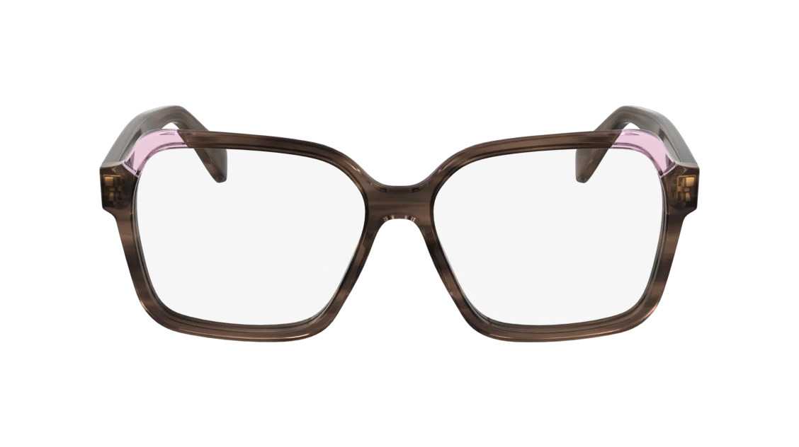 Longchamp LO2763 Eyeglasses 657 Striped Peach/Pink 55mm