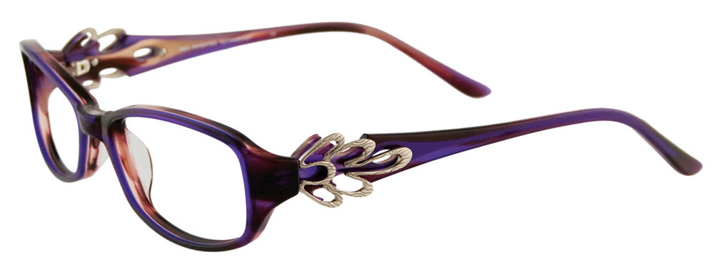 MDX MAGNETIC S3260 Eyeglasses 080 Violet & Silver 51mm