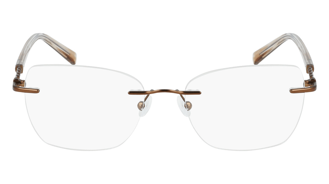 Airlock Charmed 203 Eyeglasses 201 Semi Matte Brown 52mm
