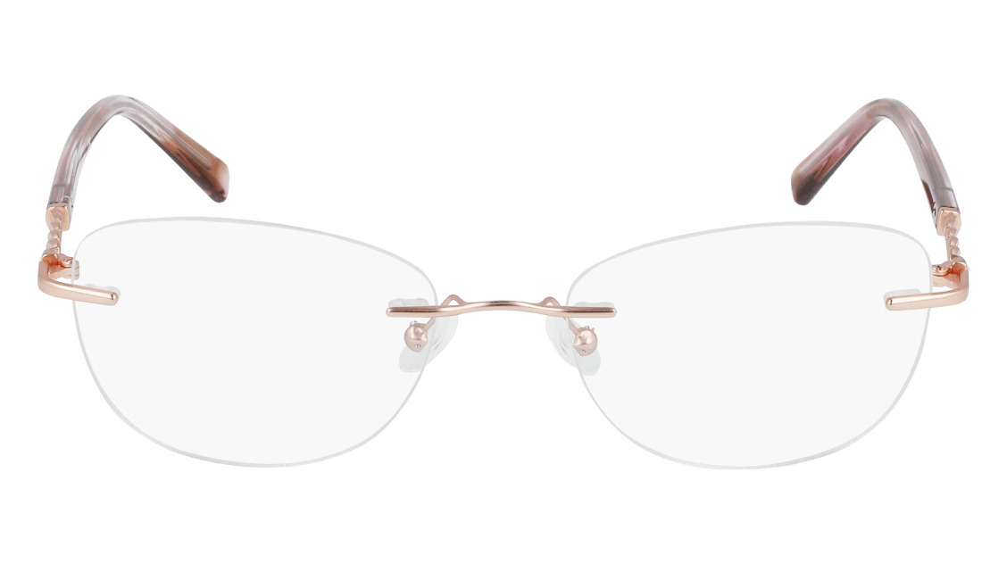 Airlock Charmed 200 Eyeglasses 770 Semi Matte Rose Gold 52mm