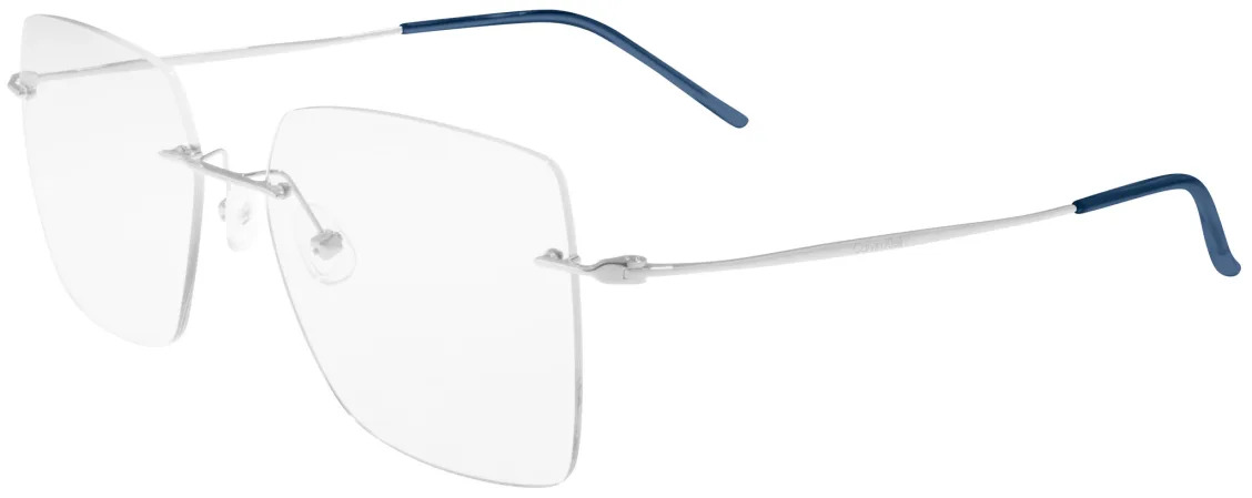 Calvin Klein CK22125TC Eyeglasses 414 Blue 55mm