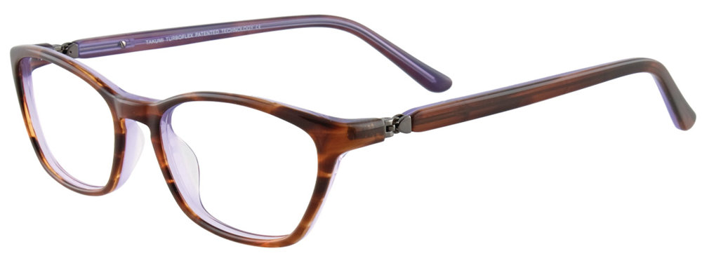 TAKUMI TK901 Eyeglasses 015 Marbled Brown 50mm