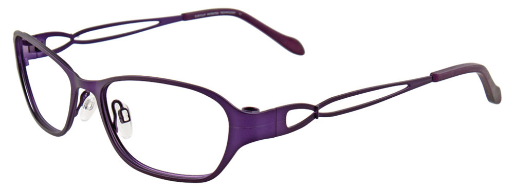 EASYCLIP EC302 Eyeglasses 080 Matt Violet 53mm