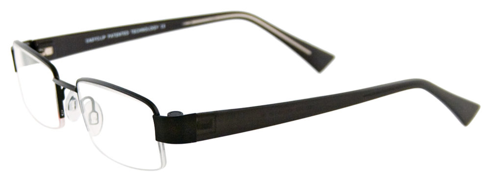 EASYCLIP EC257 Eyeglasses 090 Satin Black 47mm