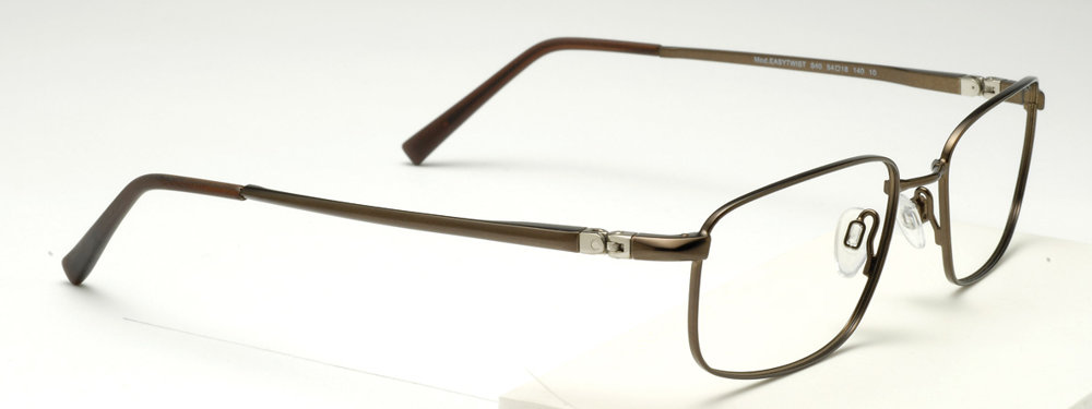 EASYTWIST ET840 Eyeglasses 010 Satin Dark Brown 54mm