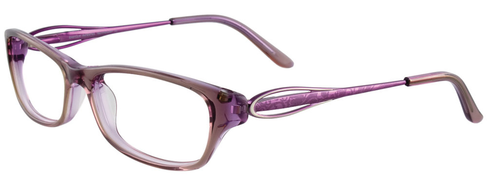 EASYCLIP EC283 Eyeglasses 080 Clear Light Purple 52mm