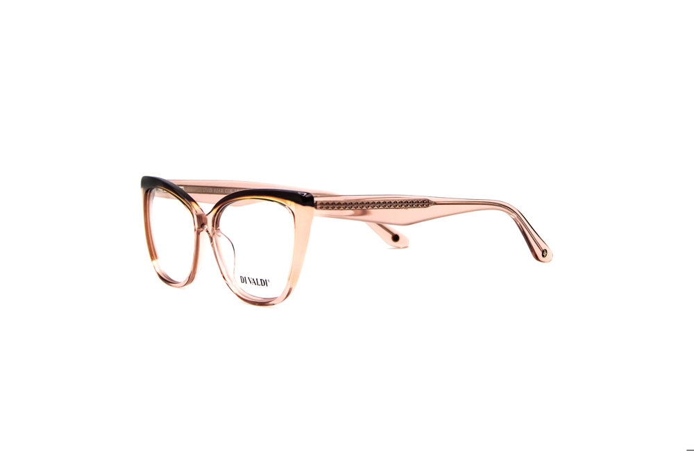 DIVALDI OPT DVO8242 Eyeglasses 010 BROWN&PINK 55mm