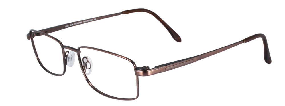 COOLCLIP CC823 Eyeglasses 010 Satin Copper Brown 52mm