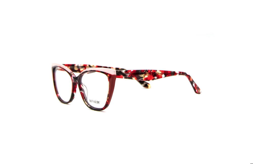 DIVALDI OPT DVO8242 Eyeglasses 030 LILAC & DEMI RED 55mm