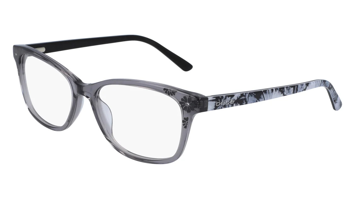 Bebe BB5163 Eyeglasses 001 Grey Crystal 55mm