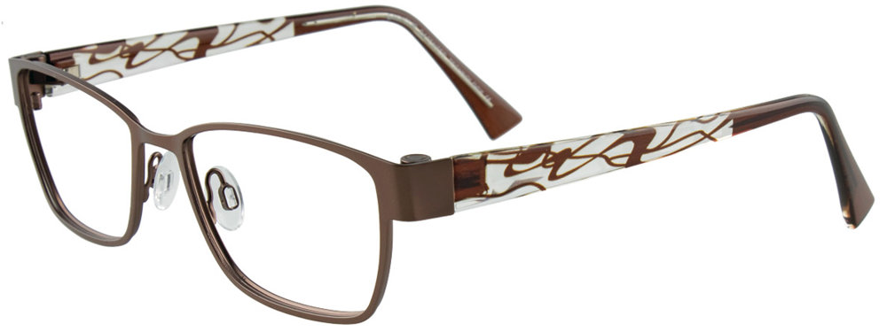 EASYCLIP EC292 Eyeglasses 010 Satin Brown 52mm