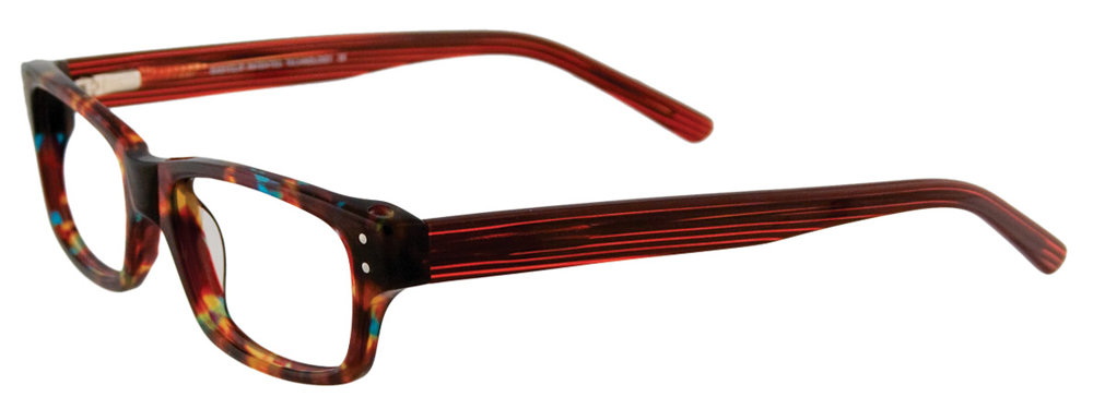 EASYCLIP EC235 Eyeglasses 030 Tortoise Red 50mm