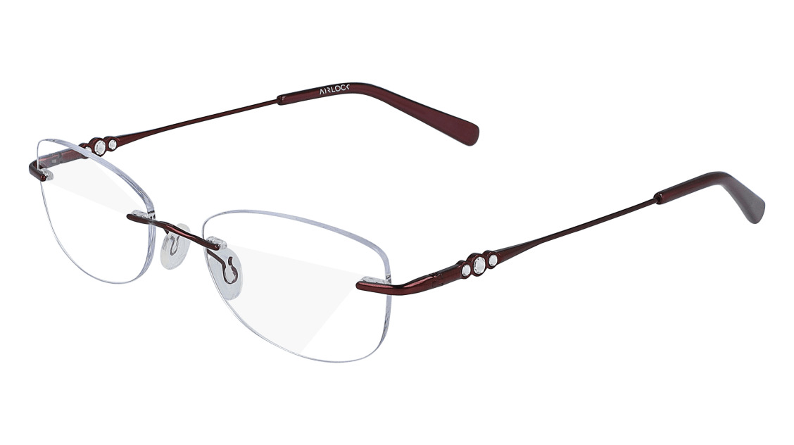 Airlock Embrace 202 Eyeglasses 604 Burgundy 49mm