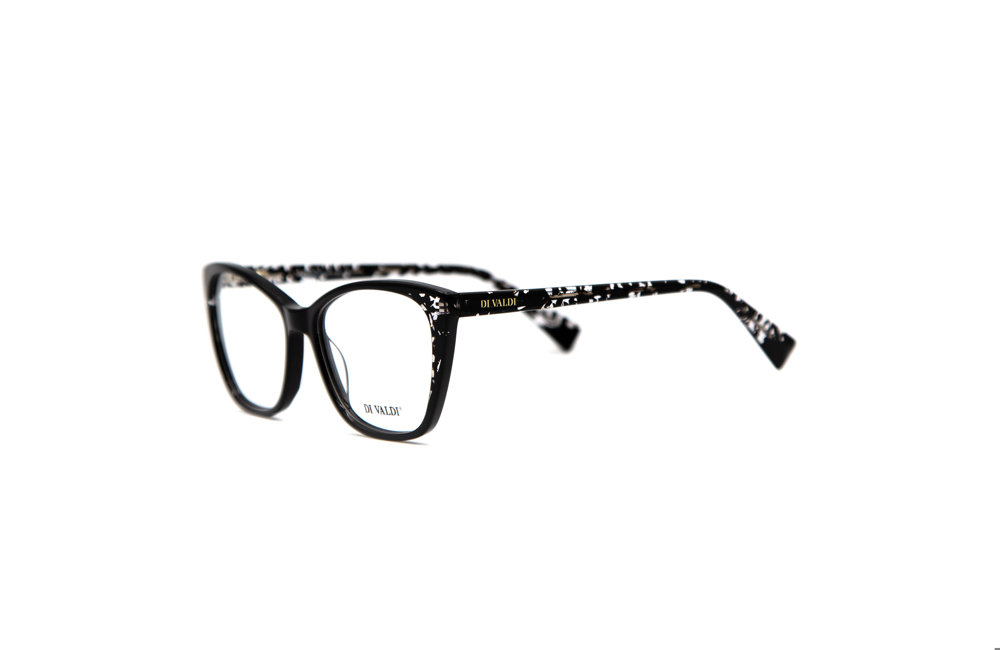 DIVALDI OPT DVO8226 Eyeglasses 090 BLACK & DEMI BLACK CLEAR 54mm