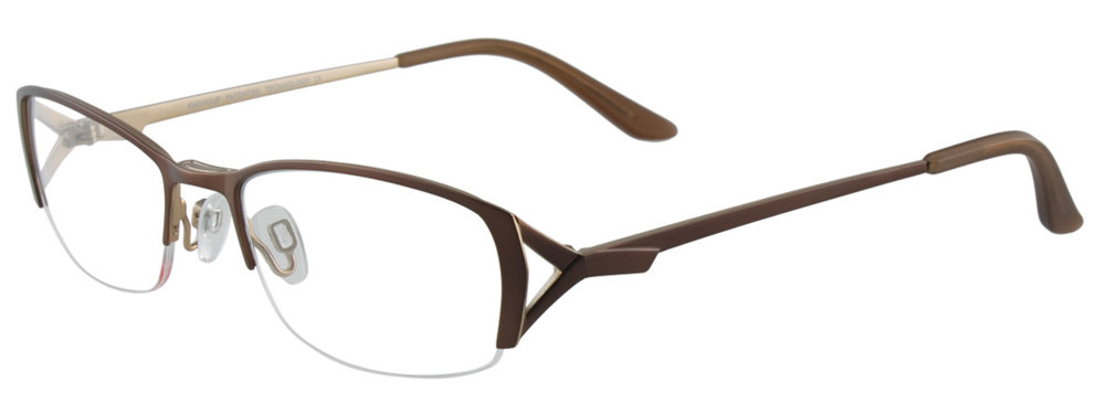 EASYCLIP EC281 Eyeglasses 010 Satin Chocolate 52mm