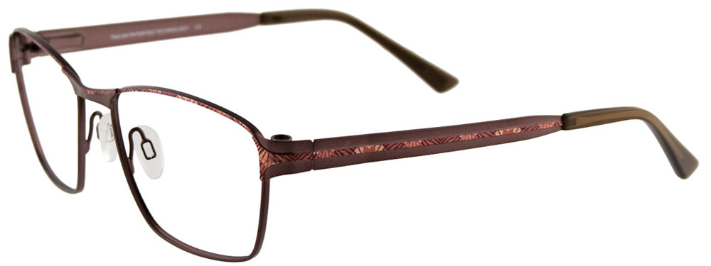 TAKUMI T9955 Eyeglasses 010 Satin Brown & Red 54mm