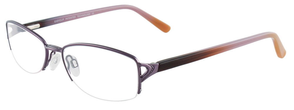 EASYCLIP EC294 Eyeglasses 080 Satin Lavender 54mm